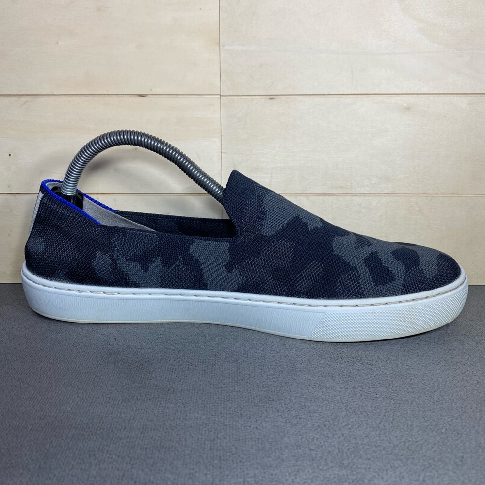Rothy's The Original Slip-Ons Grey Camo Women's Size 11 Shoes Knit Sneakers - Picture 3 of 11